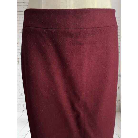 J. Crew Factory Womens Preppy Career Wool Blend The Pencil Skirt Size 4 - Picture 3 of 9